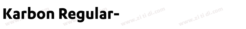 Karbon Regular字体转换